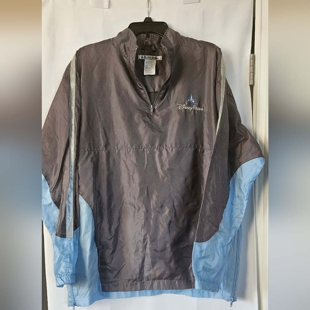Disney Parks‎ Pullover Quarter Zip Windbreaker Jacket Size M/L